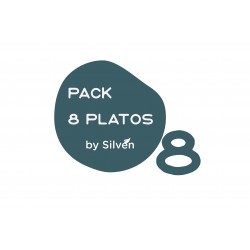 Pack 8 platos