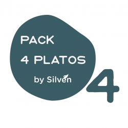 Pack 4 platos