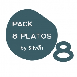 Pack 8 platos